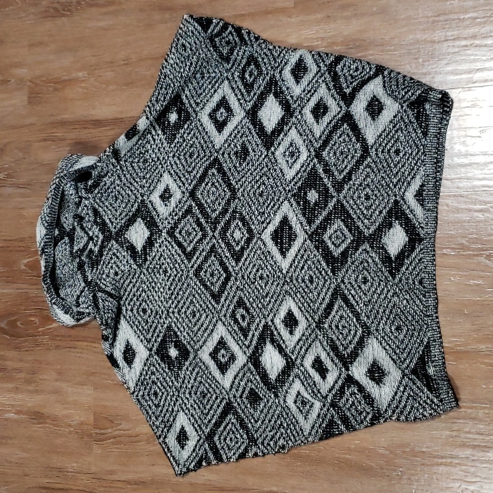 (M) FYLO London Cozy Knit Geometric Print Oversized Sweater Cottagecore Cabin - Picture 7 of 7